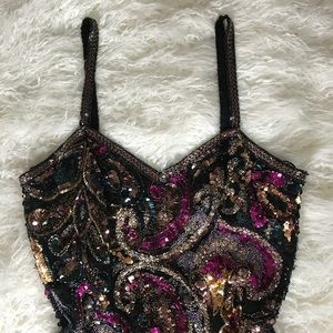 🚨Vintage 80s Nite Line Beaded Cocktail Dress🚨